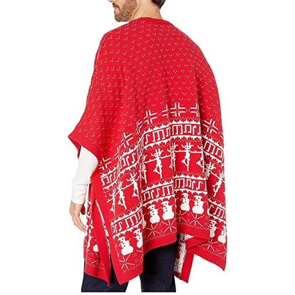 Whoopi Holiday Collection knit cape - Picture 4 of 4